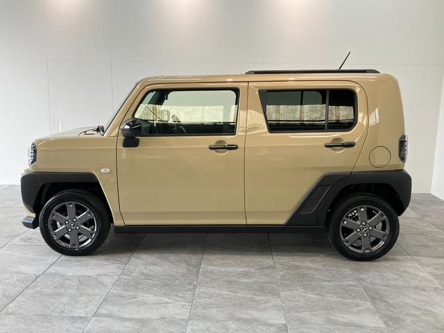 タフトＧダーククロムベンチャー　９型Ｄ．Ａ　届出済未使用車衝突被害軽減ブレーキ　コーナーセンサー　９型ディスプレイオーディオ　フルセグ　バックカメラ　Ｂｌｕｅｔｏｏｔｈ　ＵＳＢ　前席シートヒーター　ＬＥＤ　オートライト　レーダークルーズコントロール（滋賀県）の中古車