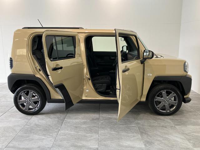 タフトＧダーククロムベンチャー　９型Ｄ．Ａ　届出済未使用車衝突被害軽減ブレーキ　コーナーセンサー　９型ディスプレイオーディオ　フルセグ　バックカメラ　Ｂｌｕｅｔｏｏｔｈ　ＵＳＢ　前席シートヒーター　ＬＥＤ　オートライト　レーダークルーズコントロール（滋賀県）の中古車