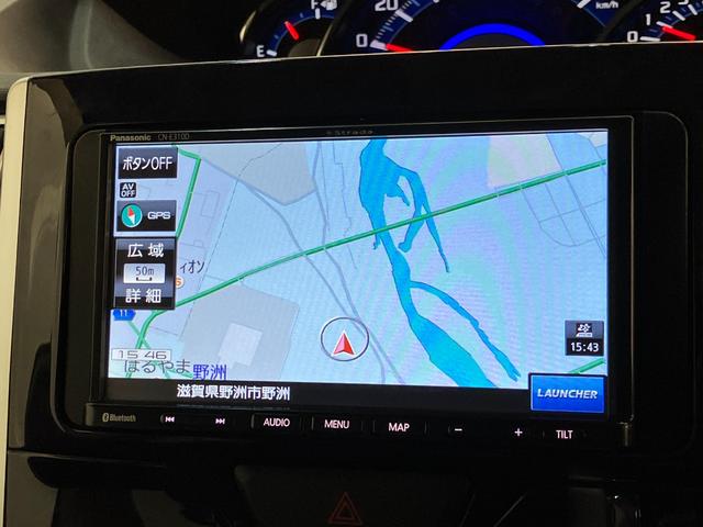 タントカスタムRSトップエディションSA3 ナビ バックカメラ衝突被害軽減ブレーキ ターボ ワンセグナビ Bluetooth バックカメラ ドラレコ ETC 両側電動スライドドア シートヒーター LED オートライト オートエアコン スマートキー エコアイドル(滋賀県)の中古車