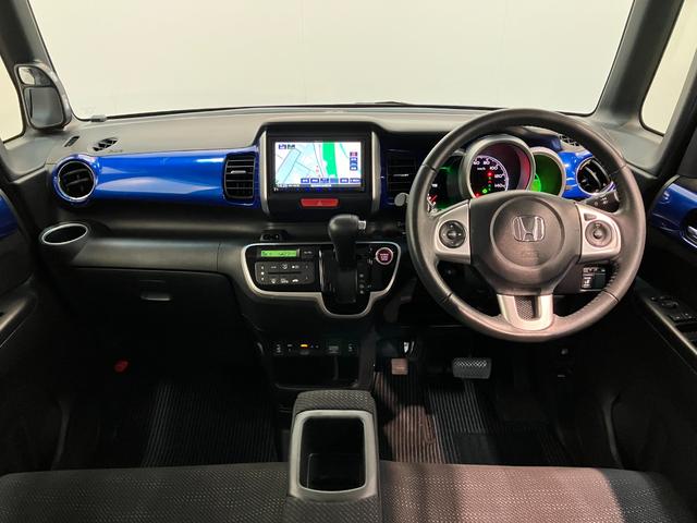 N−BOXG・ターボLパッケージ 4WD ワンセグナビ バックカメラフルタイム4WD ワンセグナビ バックカメラ DVD再生 USB ETC車載器 パドルシフト 前席シートヒーター オートエアコン スマートキー 左側電動スライドドア 電動格納式ミラー エコアイドル(滋賀県)の中古車