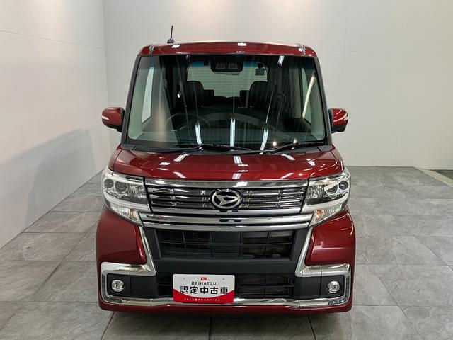 タントカスタムXトップエディションSA3 4WD ナビ Bカメラ衝突被害軽減ブレーキ フルセグナビ Bluetooth DVD再生 USB バックカメラ ドラレコ ETC 左側電動スライドドア シートヒーター LED オートライト スマートキー フルタイム4WD(滋賀県)の中古車