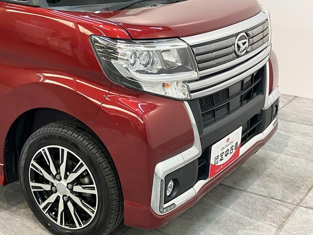 タントカスタムXトップエディションSA3 4WD ナビ Bカメラ衝突被害軽減ブレーキ フルセグナビ Bluetooth DVD再生 USB バックカメラ ドラレコ ETC 左側電動スライドドア シートヒーター LED オートライト スマートキー フルタイム4WD(滋賀県)の中古車