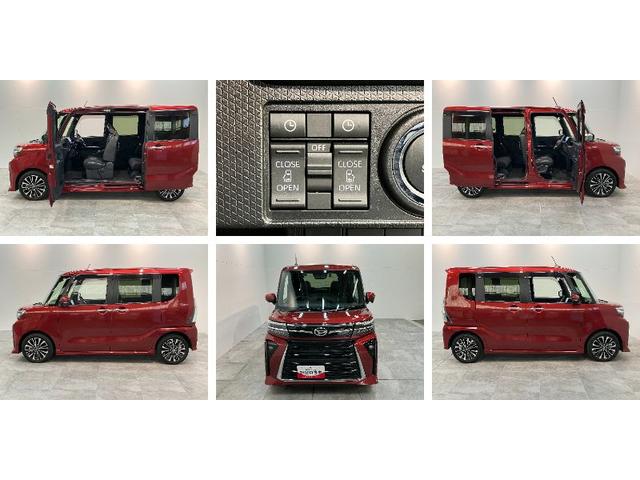 タントカスタムＲＳ　１０型ナビ　パノラマカメラ　レーダークルコン衝突被害軽減ブレーキ　コーナーセンサー　１０型フルセグナビ　Ｂｌｕｅｔｏｏｔｈ　ＤＶＤ　ＵＳＢ　パノラマカメラ　前後・室内ドラレコ　両側電動スライドＤ　前席シートヒーター　レーダークルーズコントロール（滋賀県）の中古車