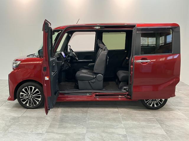 タントカスタムＲＳ　１０型ナビ　パノラマカメラ　レーダークルコン衝突被害軽減ブレーキ　コーナーセンサー　１０型フルセグナビ　Ｂｌｕｅｔｏｏｔｈ　ＤＶＤ　ＵＳＢ　パノラマカメラ　前後・室内ドラレコ　両側電動スライドＤ　前席シートヒーター　レーダークルーズコントロール（滋賀県）の中古車