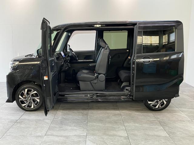 タントカスタムＸ　４ＷＤ　１０型ナビ　パノラマカメラ　前後ドラレコ衝突被害軽減ブレーキ　コーナーセンサー　１０型フルセグナビ　Ｂｌｕｅｔｏｏｔｈ　ＤＶＤ　ＵＳＢ　パノラマカメラ　前後ドラレコ　両側電動スライドドア　シートヒーター　ＬＥＤ　レーダークルーズコントロール（滋賀県）の中古車