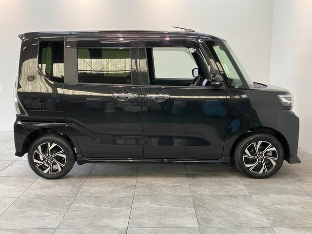タントカスタムＸ　４ＷＤ　１０型ナビ　パノラマカメラ　前後ドラレコ衝突被害軽減ブレーキ　コーナーセンサー　１０型フルセグナビ　Ｂｌｕｅｔｏｏｔｈ　ＤＶＤ　ＵＳＢ　パノラマカメラ　前後ドラレコ　両側電動スライドドア　シートヒーター　ＬＥＤ　レーダークルーズコントロール（滋賀県）の中古車