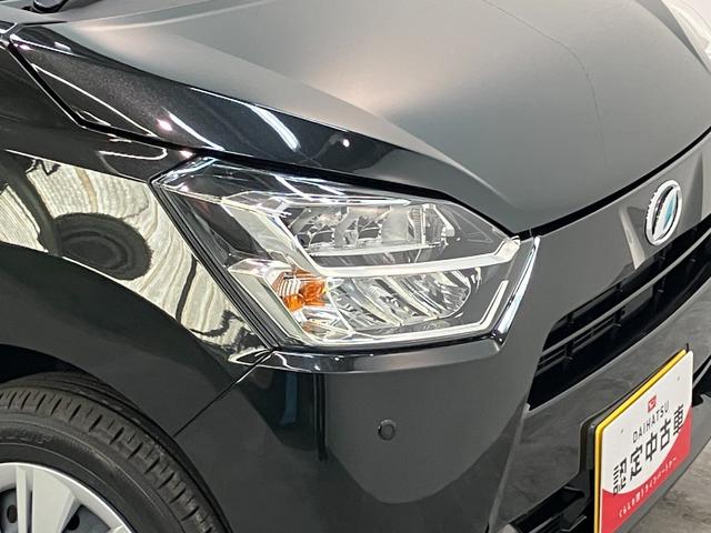 ミライースＸ　ＳＡIII　コーナーセンサー　キーレス　届出済未使用車衝突被害軽減ブレーキ　スマアシ３　コーナーセンサー　バックカメラ（ナビ装着時用）　ＬＥＤヘッドライト　電動格納式ミラー　マニュアルレベリング　キーレスエントリー　オートライト　エコアイドル（滋賀県）の中古車