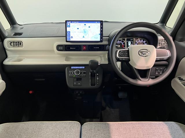 ムーヴキャンバスストライプスＧ　１０型フルセグナビ　ＬＥＤ　届出済未使用車衝突被害軽減ブレーキ　１０型フルセグナビ　ＤＶＤ　Ｂｌｕｅｔｏｏｔｈ　ＵＳＢ　バックカメラ　前後ドラレコ　両側電動スライドドア　ＬＥＤ　オートライト　オートエアコン　前席シートヒーター　エコアイドル（滋賀県）の中古車