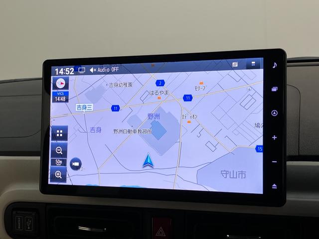 ムーヴキャンバスストライプスＧ　１０型フルセグナビ　ＬＥＤ　届出済未使用車衝突被害軽減ブレーキ　１０型フルセグナビ　ＤＶＤ　Ｂｌｕｅｔｏｏｔｈ　ＵＳＢ　バックカメラ　前後ドラレコ　両側電動スライドドア　ＬＥＤ　オートライト　オートエアコン　前席シートヒーター　エコアイドル（滋賀県）の中古車