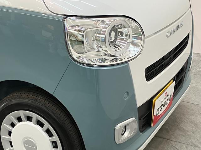 ムーヴキャンバスストライプスＧ　１０型フルセグナビ　ＬＥＤ　届出済未使用車衝突被害軽減ブレーキ　１０型フルセグナビ　ＤＶＤ　Ｂｌｕｅｔｏｏｔｈ　ＵＳＢ　バックカメラ　前後ドラレコ　両側電動スライドドア　ＬＥＤ　オートライト　オートエアコン　前席シートヒーター　エコアイドル（滋賀県）の中古車