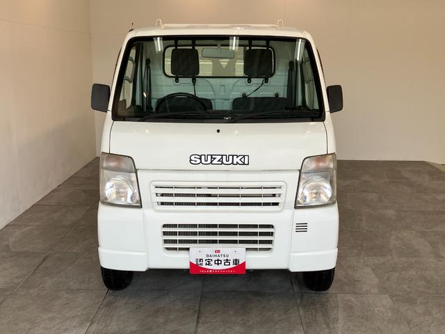 キャリイトラックＫＣ　４ＷＤ　Ａ／Ｔ　ＡＭ／ＦＭラジオ　車検整備付パートタイム４ＷＤ　ＡＭ／ＦＭラジオ　エアコン　パワステ　マニュアルレベリング　ゲートプロテクター　荷台マット（滋賀県）の中古車