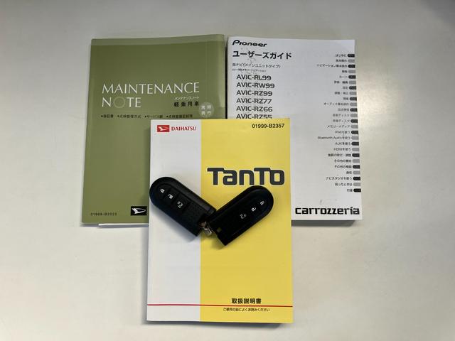 タントカスタムＸ　フルセグナビ　バックカメラ　左側電動スライドドアフルセグナビ　ＤＶＤ再生　Ｂｌｕｅｔｏｏｔｈ　バックカメラ　ＬＥＤヘッドライト　オートライト　オートエアコン　電動格納式ミラー　左側電動スライドドア　スマートキー　エコアイドル（滋賀県）の中古車