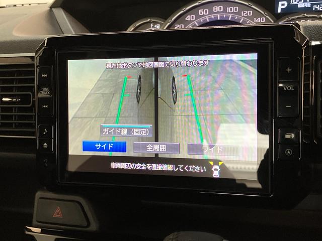 ウェイクＧターボＳＡ３　８型フルセグナビ　パノラマカメラ　車検整備付衝突被害軽減ブレーキ　スマアシ３　８型フルセグナビ　ＤＶＤ　Ｂｌｕｅｔｏｏｔｈ　ＵＳＢ　パノラマカメラ　ＥＴＣ　前後ドラレコ　両側電動スライド　ＬＥＤ　スマートキー　エコアイドル　タイヤ４本新品交換済（滋賀県）の中古車