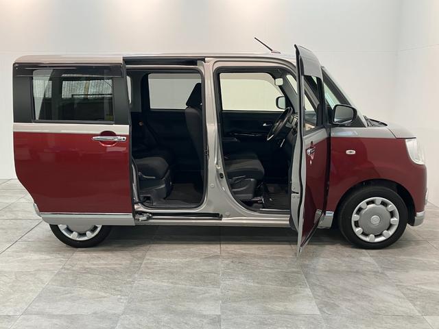 ムーヴキャンバスＧブラックインテリアＶＳ　ＳＡ３　フルセグナビ　Ｐカメラ衝突被害軽減ブレーキ　フルセグナビ　パノラマカメラ　ＤＶＤ再生　Ｂｌｕｅｔｏｏｔｈ　ＵＳＢ　前後ドラレコ　ＥＴＣ　両側電動スライドドア　ＬＥＤヘッドライト　シートヒーター　オートエアコン　エコアイドル（滋賀県）の中古車