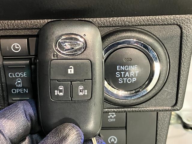 ムーヴキャンバスストライプスＧ　１０型フルセグナビ　前後ドラレコ　Ｂカメラ衝突被害軽減ブレーキ　１０型フルセグナビ　ＤＶＤ　Ｂｌｕｅｔｏｏｔｈ　ＵＳＢ　バックカメラ　前後ドラレコ　両側電動スライドドア　ＬＥＤ　オートライト　オートエアコン　前席シートヒーター　エコアイドル（滋賀県）の中古車