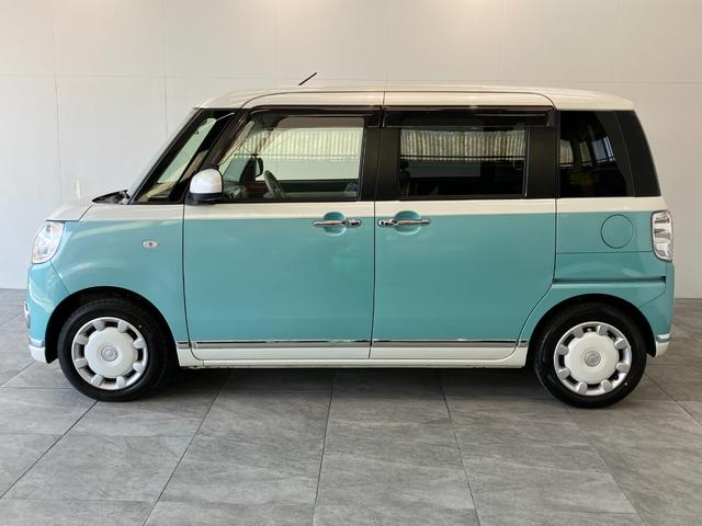 ムーヴキャンバスＧメイクアップＳＡ２　８型ナビ　パノラマカメラ　前後ドラレコ衝突被害軽減ブレーキ　８インチフルセグナビ　ＤＶＤ再生　Ｂｌｕｅｔｏｏｔｈ　ＵＳＢ　パノラマカメラ　前後ドラレコ　ＥＴＣ　両側電動スライドドア　ＬＥＤ　オートライト　オートエアコン　エコアイドル（滋賀県）の中古車