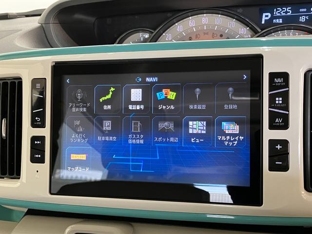 ムーヴキャンバスＧメイクアップＳＡ２　８型ナビ　パノラマカメラ　前後ドラレコ衝突被害軽減ブレーキ　８インチフルセグナビ　ＤＶＤ再生　Ｂｌｕｅｔｏｏｔｈ　ＵＳＢ　パノラマカメラ　前後ドラレコ　ＥＴＣ　両側電動スライドドア　ＬＥＤ　オートライト　オートエアコン　エコアイドル（滋賀県）の中古車