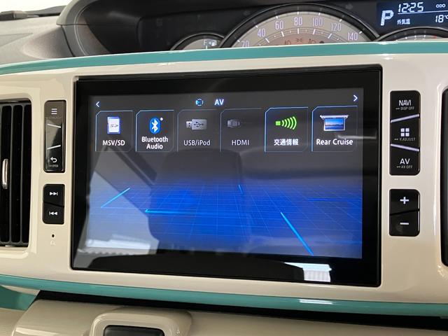 ムーヴキャンバスＧメイクアップＳＡ２　８型ナビ　パノラマカメラ　前後ドラレコ衝突被害軽減ブレーキ　８インチフルセグナビ　ＤＶＤ再生　Ｂｌｕｅｔｏｏｔｈ　ＵＳＢ　パノラマカメラ　前後ドラレコ　ＥＴＣ　両側電動スライドドア　ＬＥＤ　オートライト　オートエアコン　エコアイドル（滋賀県）の中古車