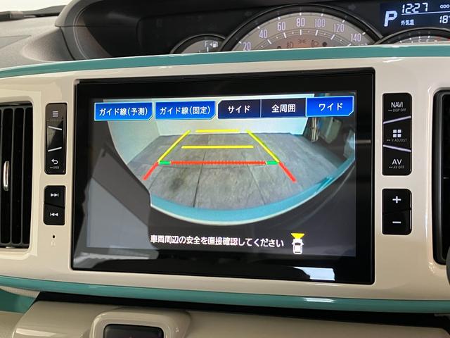 ムーヴキャンバスＧメイクアップＳＡ２　８型ナビ　パノラマカメラ　前後ドラレコ衝突被害軽減ブレーキ　８インチフルセグナビ　ＤＶＤ再生　Ｂｌｕｅｔｏｏｔｈ　ＵＳＢ　パノラマカメラ　前後ドラレコ　ＥＴＣ　両側電動スライドドア　ＬＥＤ　オートライト　オートエアコン　エコアイドル（滋賀県）の中古車