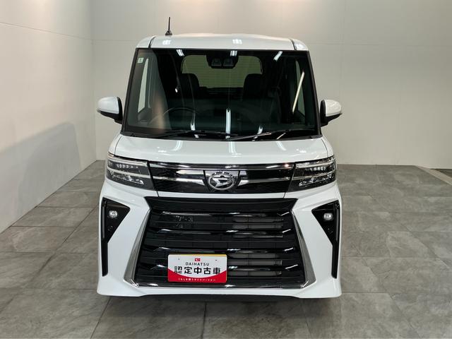 タントカスタムＲＳ　ターボ　フルセグナビ　バックカメラ衝突被害軽減ブレーキ　コーナーセンサー　フルセグナビ　Ｂｌｕｅｔｏｏｔｈ　ＤＶＤ再生　ＵＳＢ　バックカメラ　両側電動スライドドア　前席シートヒーター　ＬＥＤ　オートライト　スマートキー　エコアイドル（滋賀県）の中古車