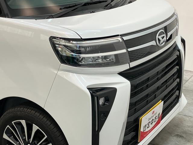 タントカスタムＲＳ　ターボ　フルセグナビ　バックカメラ衝突被害軽減ブレーキ　コーナーセンサー　フルセグナビ　Ｂｌｕｅｔｏｏｔｈ　ＤＶＤ再生　ＵＳＢ　バックカメラ　両側電動スライドドア　前席シートヒーター　ＬＥＤ　オートライト　スマートキー　エコアイドル（滋賀県）の中古車