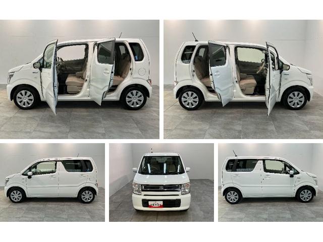 ワゴンRハイブリッドFX CDステレオ シートヒーター 車検整備付CDステレオ キーレスエントリー 運転席シートヒーター マニュアルレベリング オートエアコン 電動格納式ミラー エコアイドル ハイブリッド車(滋賀県)の中古車
