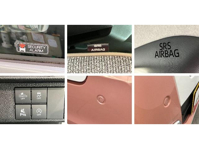 ムーヴキャンバスストライプスＧ　コーナーセンサー　シートヒーター　ＬＥＤ衝突被害軽減ブレーキ　コーナーセンサー　バックカメラ（ナビ装着時用）　両側電動スライドドア　前席シートヒーター　電動パーキングブレーキ　ＬＥＤ　オートライト　オートエアコン　スマートキー　エコアイドル（滋賀県）の中古車