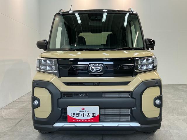 タントファンクロス　９型ディスプレイオーディオ　駐車支援システム衝突被害軽減ブレーキ　コーナーセンサー　９型ディスプレイオーディオ　フルセグ　Ｂｌｕｅｔｏｏｔｈ　ＵＳＢ　パノラマカメラ　両側電動スライドドア　前席シートヒーター　ＬＥＤ　スマートパノラマパーキング（滋賀県）の中古車