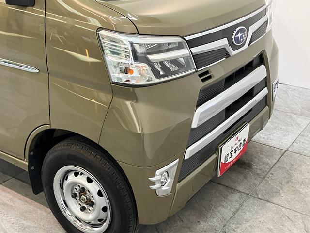 サンバーバンオープンデッキ　４ＷＤ　ＣＤステレオ　ＬＥＤ　キーレス衝突被害軽減ブレーキ　ＣＤステレオ　キーレスエントリー　前席パワーウインドウ　電動格納式ミラー　ＬＥＤヘッドライト　マニュアルレベリング　両側スライドドア　パートタイム４ＷＤ（滋賀県）の中古車