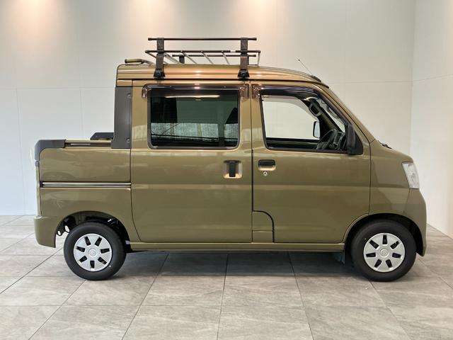 ハイゼットカーゴデッキバンＧＬ　４ＷＤ　ＡＴ車　ＣＤ　ＥＴＣ　キーレスＣＤステレオ　ＥＴＣ　フロントパワーウインドウ　キーレスエントリー　両側スライドドア　マニュアルレベリング　ルーフキャリア　パートタイム４ＷＤ（滋賀県）の中古車