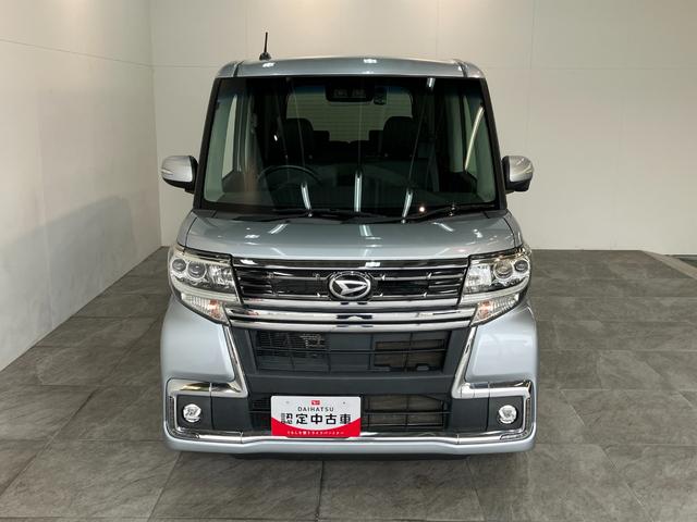 タントカスタムRSトップエディションSA3 8型ナビ バックカメラ衝突被害軽減ブレーキ 8型フルセグナビ Bluetooth DVD再生 USB バックカメラ ドラレコ ETC 両側電動スライドドア LED オートライト オートエアコン スマートキー エコアイドル(滋賀県)の中古車