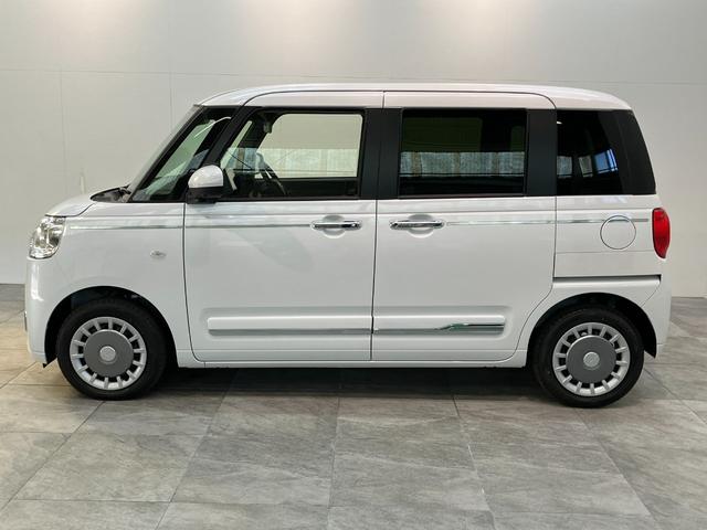 ムーヴキャンバスセオリーＧ　９インチディスプレイオーディオ　届出済未使用車衝突被害軽減ブレーキ　コーナーセンサー　９インチディスプレイオーディオ　フルセグ　Ｂｌｕｅｔｏｏｔｈ　ＵＳＢ　パノラマカメラ　両側電動スライドドア　前席シートヒーター　ＬＥＤ　駐車支援システム（滋賀県）の中古車