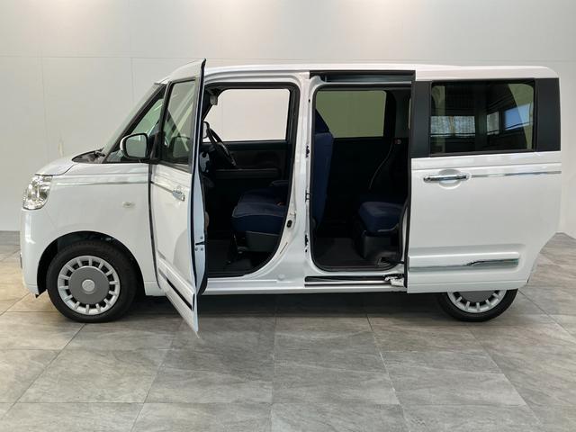 ムーヴキャンバスセオリーＧ　９インチディスプレイオーディオ　届出済未使用車衝突被害軽減ブレーキ　コーナーセンサー　９インチディスプレイオーディオ　フルセグ　Ｂｌｕｅｔｏｏｔｈ　ＵＳＢ　パノラマカメラ　両側電動スライドドア　前席シートヒーター　ＬＥＤ　駐車支援システム（滋賀県）の中古車