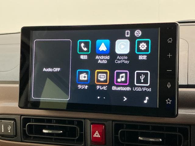 ムーヴキャンバスセオリーＧ　９インチディスプレイオーディオ　届出済未使用車衝突被害軽減ブレーキ　コーナーセンサー　９インチディスプレイオーディオ　フルセグ　Ｂｌｕｅｔｏｏｔｈ　ＵＳＢ　パノラマカメラ　両側電動スライドドア　前席シートヒーター　ＬＥＤ　駐車支援システム（滋賀県）の中古車