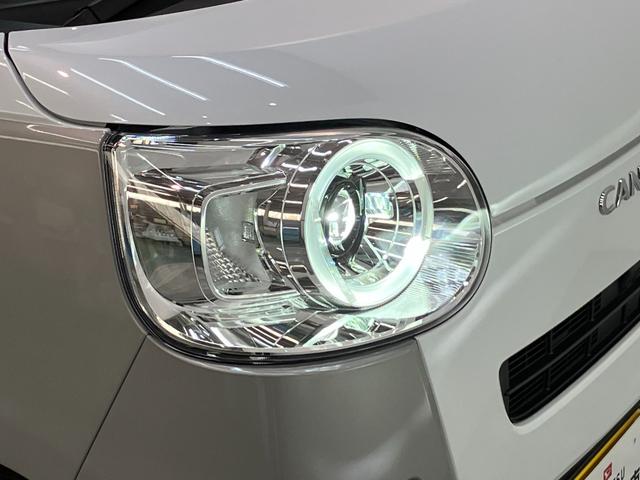 ムーヴキャンバスストライプスＧ　９型ディスプレイオーディオ　届出済未使用車衝突被害軽減ブレーキ　コーナーセンサー　９型ディスプレイオーディオ　フルセグ　Ｂｌｕｅｔｏｏｔｈ　ＵＳＢ　バックカメラ　両側電動スライドドア　前席シートヒーター　ＬＥＤ　ワイヤレス充電器　エコアイドル（滋賀県）の中古車