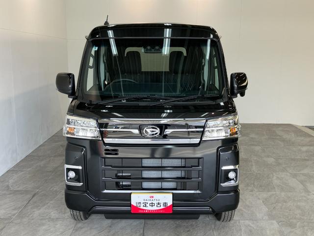 アトレーＲＳ　ターボ　４ＷＤ　レーダークルコン　届出済未使用車衝突被害軽減ブレーキ　コーナーセンサー　４ＷＤ　ターボ　バックカメラ（ナビ装着時用）　両側電動スライドドア　ＬＥＤ　オートライト　レーダクルーズコントロール　オートエアコン　スマートキー　エコアイドル（滋賀県）の中古車