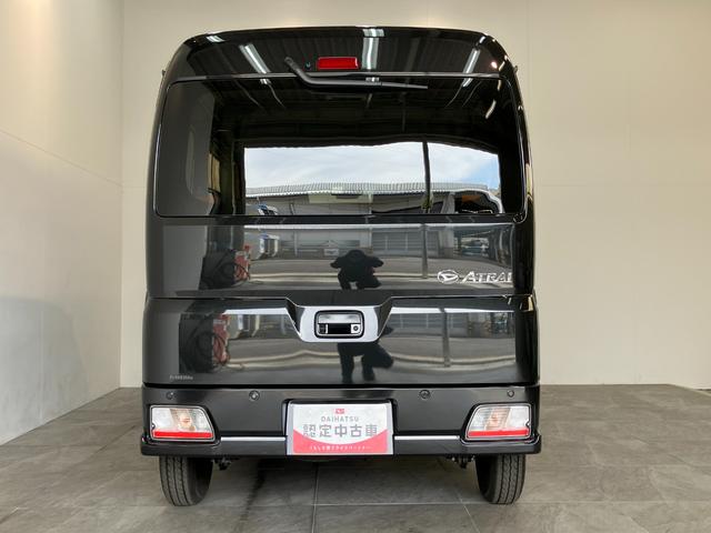 アトレーＲＳ　ターボ　４ＷＤ　レーダークルコン　届出済未使用車衝突被害軽減ブレーキ　コーナーセンサー　４ＷＤ　ターボ　バックカメラ（ナビ装着時用）　両側電動スライドドア　ＬＥＤ　オートライト　レーダクルーズコントロール　オートエアコン　スマートキー　エコアイドル（滋賀県）の中古車