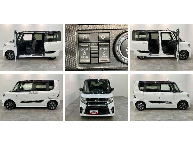 タントカスタムＸ　９インチフルセグナビ　バックカメラ　前後ドラレコ衝突被害軽減ブレーキ　コーナーセンサー　９インチフルセグナビ　Ｂｌｕｅｔｏｏｔｈ　ＤＶＤ再生　ＵＳＢ　バックカメラ　前後ドラレコ　ＥＴＣ　両側電動スライドドア　前席シートヒーター　ＬＥＤ　エコアイドル（滋賀県）の中古車