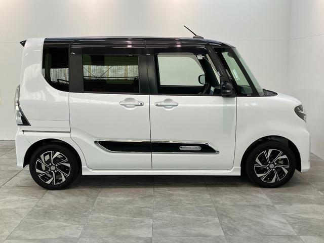 タントカスタムＸ　９インチフルセグナビ　バックカメラ　前後ドラレコ衝突被害軽減ブレーキ　コーナーセンサー　９インチフルセグナビ　Ｂｌｕｅｔｏｏｔｈ　ＤＶＤ再生　ＵＳＢ　バックカメラ　前後ドラレコ　ＥＴＣ　両側電動スライドドア　前席シートヒーター　ＬＥＤ　エコアイドル（滋賀県）の中古車