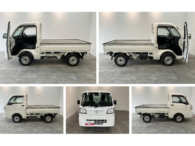 ハイゼットトラックスタンダード 4WD CVT コーナーセンサー 車検整備付衝突被害軽減ブレーキ コーナーセンサー パートタイム4WD AM/FMラジオ マニュアルエアコン マニュアルレベリング オートライト ゲートプロテクター 荷台マット(滋賀県)の中古車