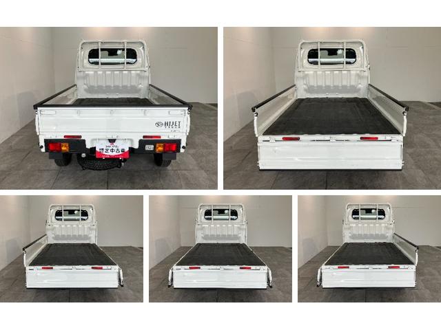 ハイゼットトラックスタンダード 4WD CVT コーナーセンサー 車検整備付衝突被害軽減ブレーキ コーナーセンサー パートタイム4WD AM/FMラジオ マニュアルエアコン マニュアルレベリング オートライト ゲートプロテクター 荷台マット(滋賀県)の中古車