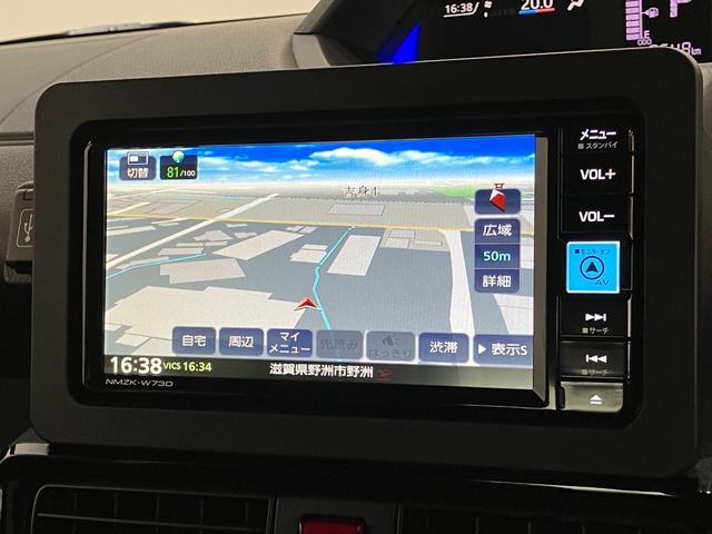 タントカスタムＲＳ　ターボ　フルセグナビ　クルコン　パノラマカメラ衝突被害軽減ブレーキ　コーナーセンサー　フルセグナビ　Ｂｌｕｅｔｏｏｔｈ　ＤＶＤ　ＵＳＢ　パノラマカメラ　ＥＴＣ　両側電動スライドドア　前席シートヒーター　ＬＥＤ　レーダークルーズコントロール（滋賀県）の中古車