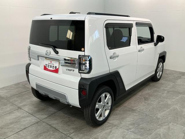 タフトＧターボクロムベンチャー　１０型フルセグナビ　前後ドラレコ衝突被害軽減ブレーキ　コーナーセンサー　１０型フルセグナビ　ＤＶＤ再生　Ｂｌｕｅｔｏｏｔｈ　ＵＳＢ　バックカメラ　前後ドラレコ　前席シートヒーター　ＬＥＤ　オートライト　クルーズコントロール　ターボ（滋賀県）の中古車