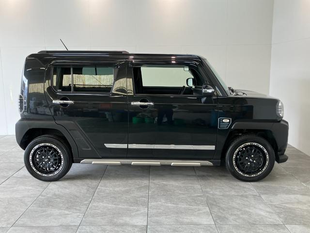 タフトＧターボ　４ＷＤ　９型ナビ　バックカメラ　前後ドラレコ衝突被害軽減ブレーキ　コーナーセンサー　オプションアルミ　９型フルセグナビ　ＤＶＤ　Ｂｌｕｅｔｏｏｔｈ　ＵＳＢ　バックカメラ　前後ドラレコ　ＥＴＣ　前席シートヒーター　ＬＥＤ　レーダークルコン　４ＷＤ（滋賀県）の中古車