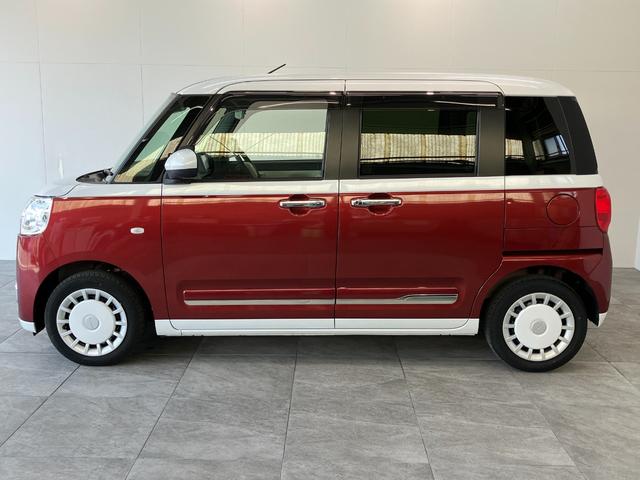 ムーヴキャンバスストライプスＧ　フルセグナビ　バックカメラ　前後ドラレコ衝突被害軽減ブレーキ　コーナーセンサー　フルセグナビ　ＤＶＤ再生　Ｂｌｕｅｔｏｏｔｈ　ＵＳＢ　バックカメラ　前後ドラレコ　両側電動スライドドア　ＬＥＤ　前席シートヒーター　オートエアコン　エコアイドル（滋賀県）の中古車