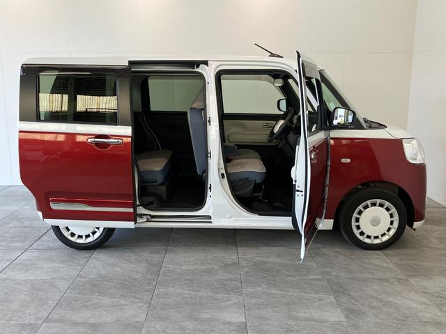 ムーヴキャンバスストライプスＧ　フルセグナビ　バックカメラ　前後ドラレコ衝突被害軽減ブレーキ　コーナーセンサー　フルセグナビ　ＤＶＤ再生　Ｂｌｕｅｔｏｏｔｈ　ＵＳＢ　バックカメラ　前後ドラレコ　両側電動スライドドア　ＬＥＤ　前席シートヒーター　オートエアコン　エコアイドル（滋賀県）の中古車