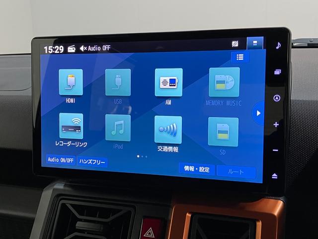 タフトＧ　１０型ナビ　バックカメラ　前後ドラレコ　届出済未使用車衝突被害軽減ブレーキ　コーナーセンサー　１０型フルセグナビ　ＤＶＤ　Ｂｌｕｅｔｏｏｔｈ　ＵＳＢ　バックカメラ　前後ドラレコ　前席シートヒーター　ＬＥＤ　レーダークルーズコントロール　エコアイドル（滋賀県）の中古車