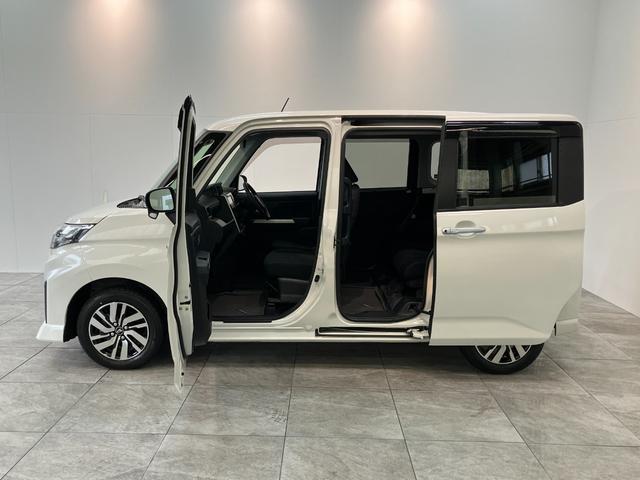 トールカスタムG フルセグナビ レーダークルコン 車検整備付衝突被害軽減ブレーキ コーナーセンサー フルセグナビ Bluetooth USB DVD再生 両側電動スライドドア LED レーダークルーズコントロール スマートキー 電動パーキングブレーキ(滋賀県)の中古車