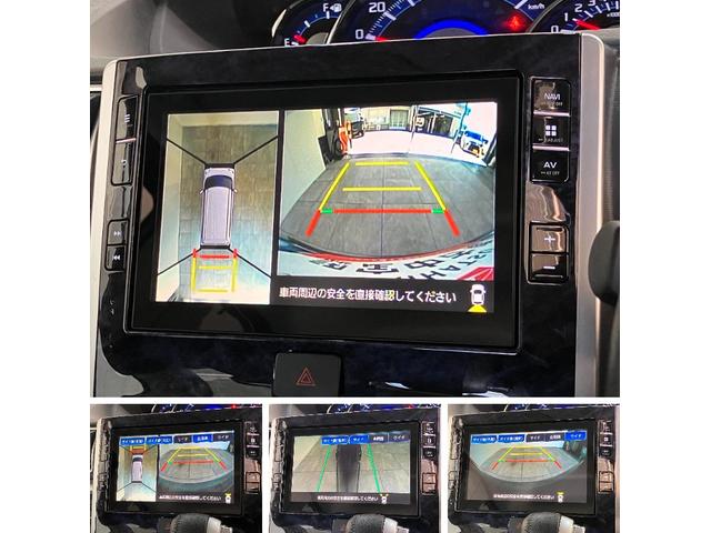 タントカスタムＲＳトップエディションＶＳ　ＳＡ３　ターボ　８型ナビ衝突被害軽減ブレーキ　８型フルセグナビ　Ｂｌｕｅｔｏｏｔｈ　ＤＶＤ再生　ＵＳＢ　パノラマカメラ　ドラレコ　両側電動スライドドア　シートヒーター　ＬＥＤ　オートライト　オートエアコン　スマートキー（滋賀県）の中古車