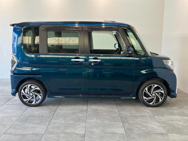 タントカスタムＲＳトップエディションＶＳ　ＳＡ３　ターボ　８型ナビ衝突被害軽減ブレーキ　８型フルセグナビ　Ｂｌｕｅｔｏｏｔｈ　ＤＶＤ再生　ＵＳＢ　パノラマカメラ　ドラレコ　両側電動スライドドア　シートヒーター　ＬＥＤ　オートライト　オートエアコン　スマートキー（滋賀県）の中古車